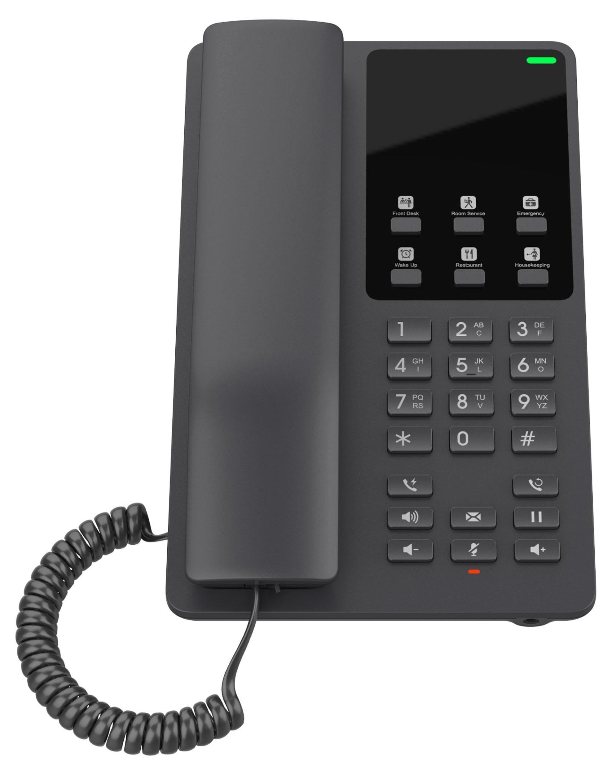 GHP621 Compact Hotel Phone with Built-in Wi-Fi, Black