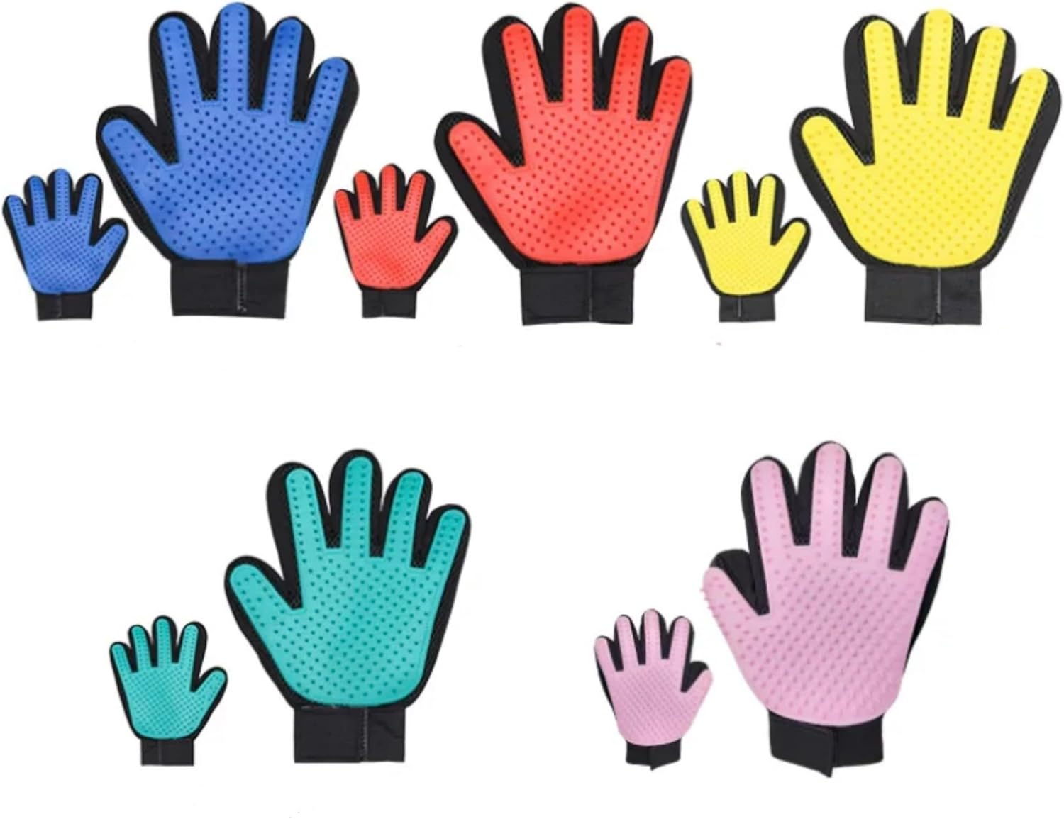 Upgrade Version pet Grooming Gloves, deshedding Glove for