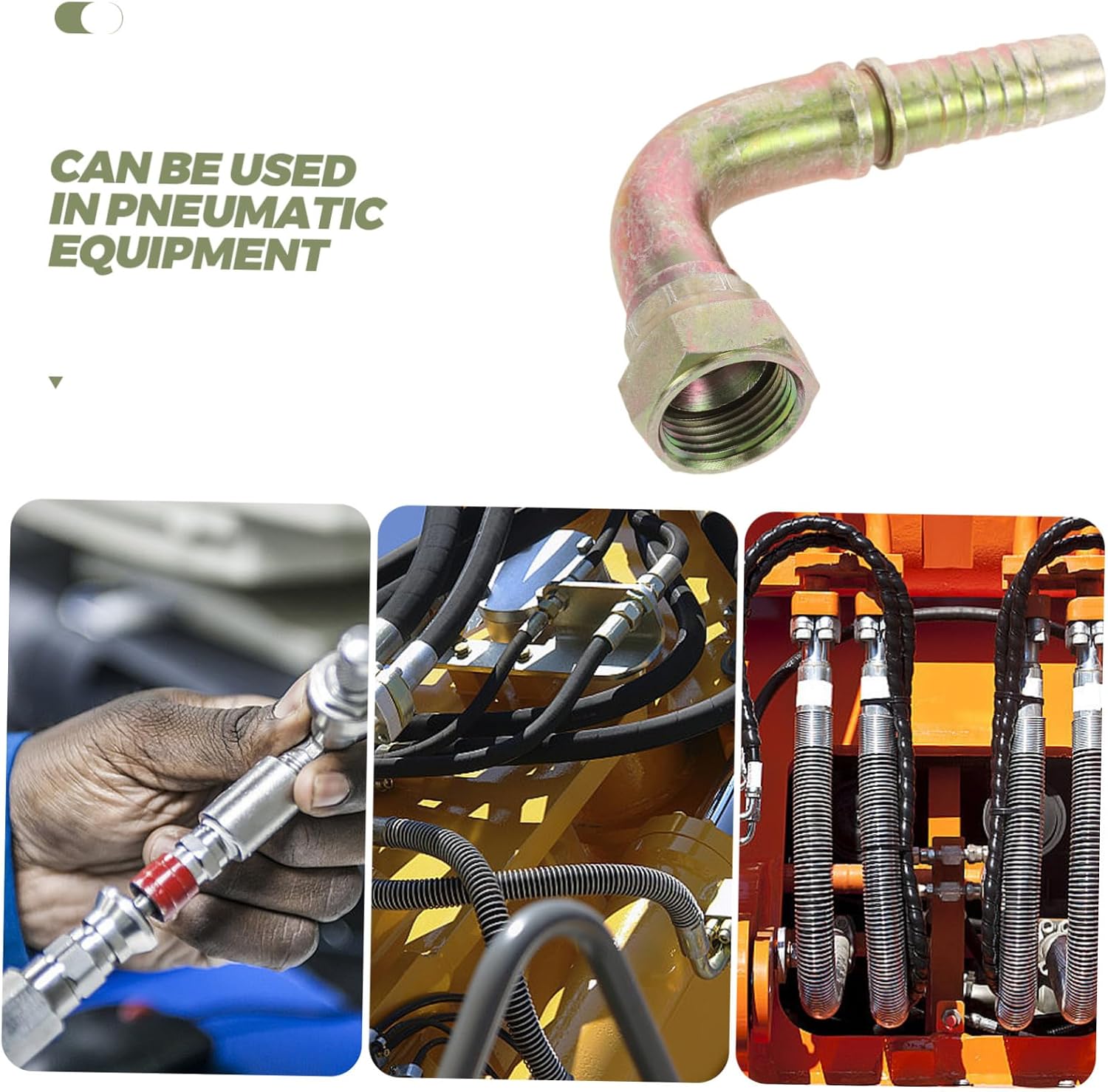 WOONEKY Hose Replacement Adapter for Automotive Oil Lines High Pressure Fuel Hose Connector with Quick Connect Design for Versatile Applications