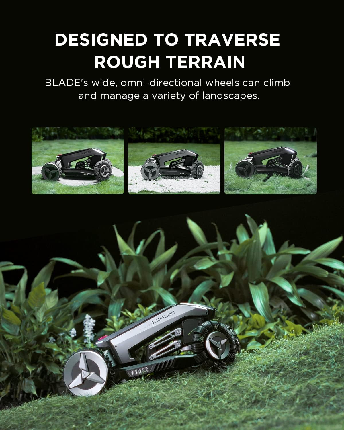 EF ECOFLOW River Pro Extra Battery 720Wh with Robotic Lawn Mower