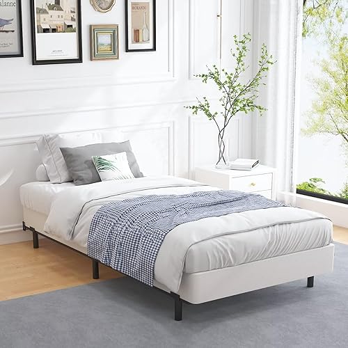 Miniatura 3 de ALDRICH Base de colchón de metal resistente de 5 pulgadas, capacidad máxima de peso de 1500 libras, antideslizante, sin ruido, fácil de montar,