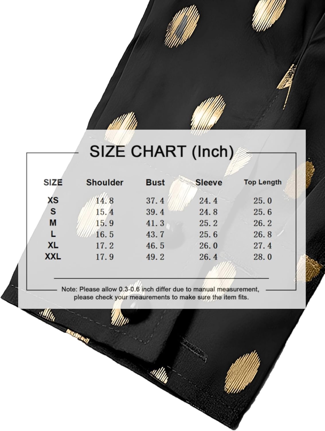 Avanova Women Pattern Print Button Down Blouse Top Long Sleeve Work Business Shirt - Image 6