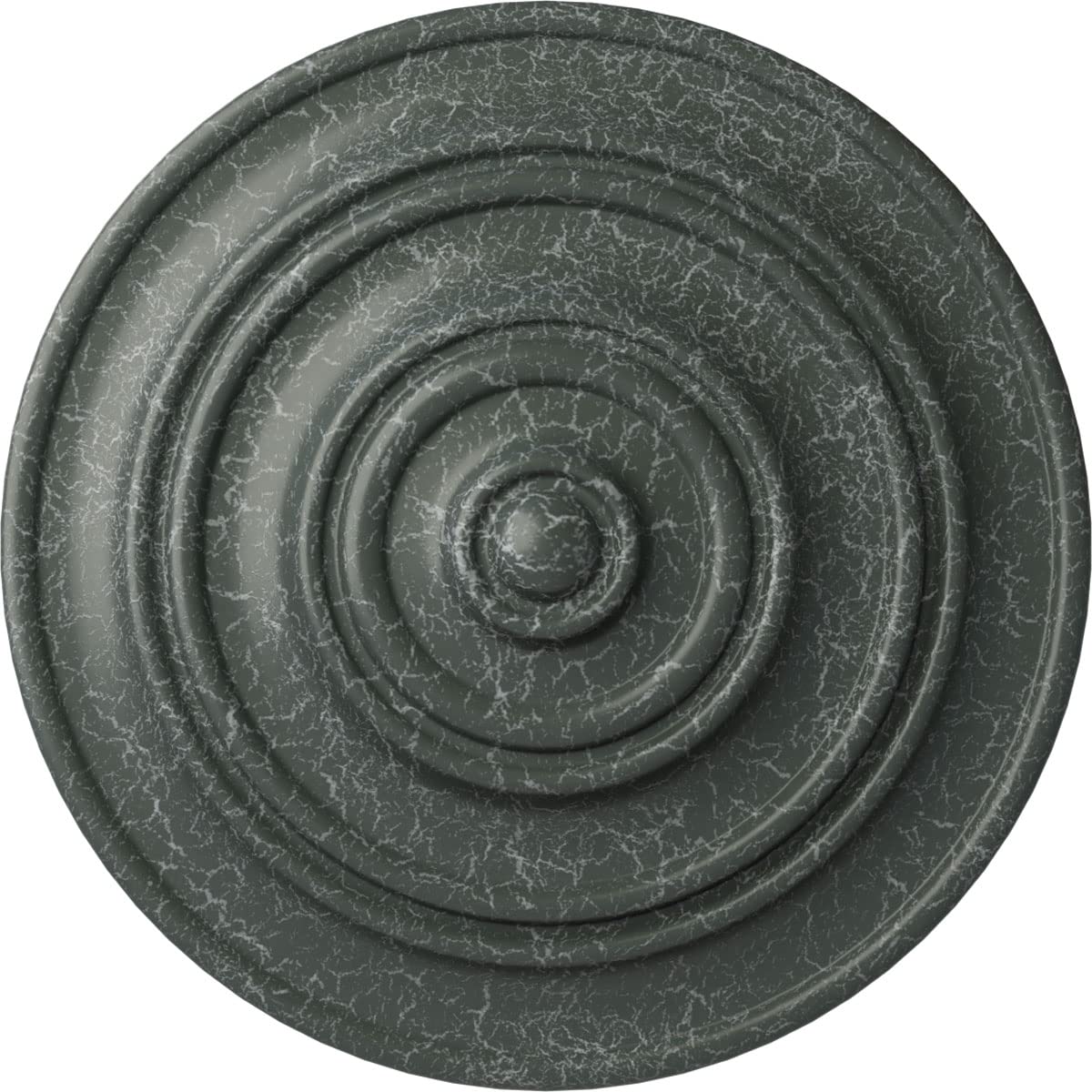 Médaillon de plafond en cuivre antique peint à la main pour lustre élégant