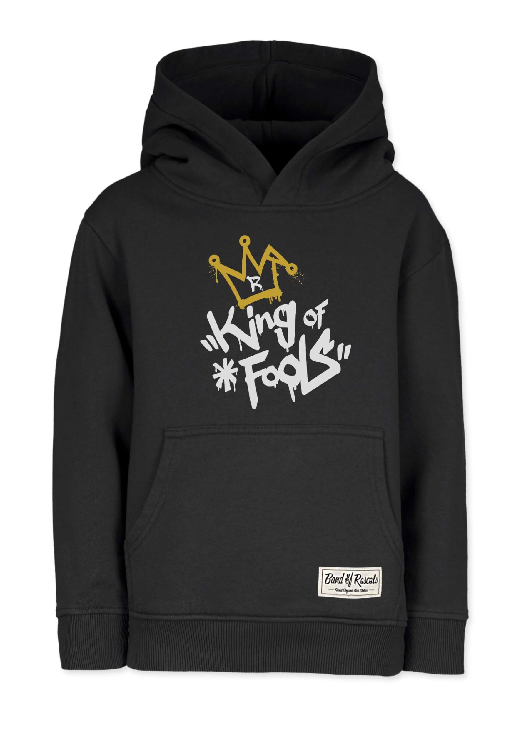 Band of Rascals Kinder Kapuzenpullover King of Fools aus Bio-Baumwolle