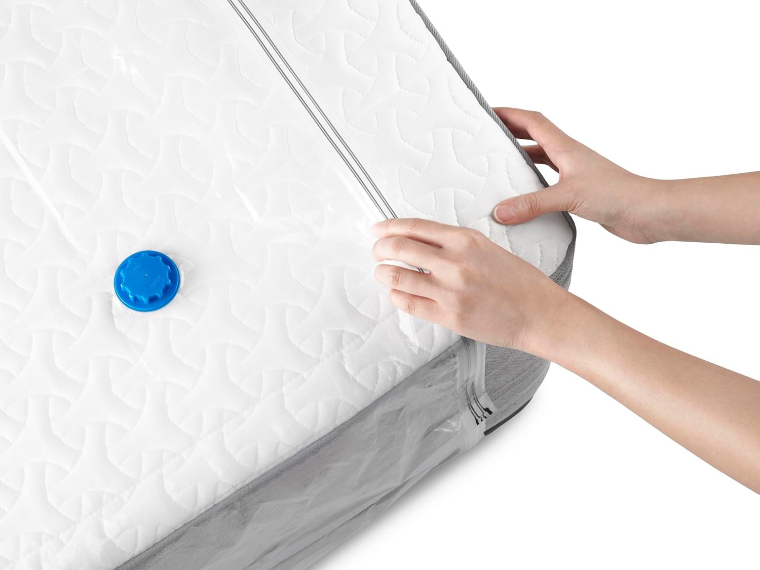 Whitmor Spacemaker Foam Mattress Vacuum Storage Bag with Straps - Safely Stores Mattress when Moving - Fits Twin, Full, & Queen Size Mattress - Image 6