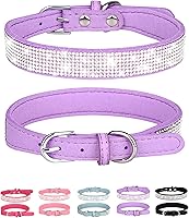 Vista 10 de Petank Collar de Perro para Perros Pequeños, Medianos y Grandes, Collar de Perro Pequeño para Perras, Collares de Perro Brillantes para Niñas