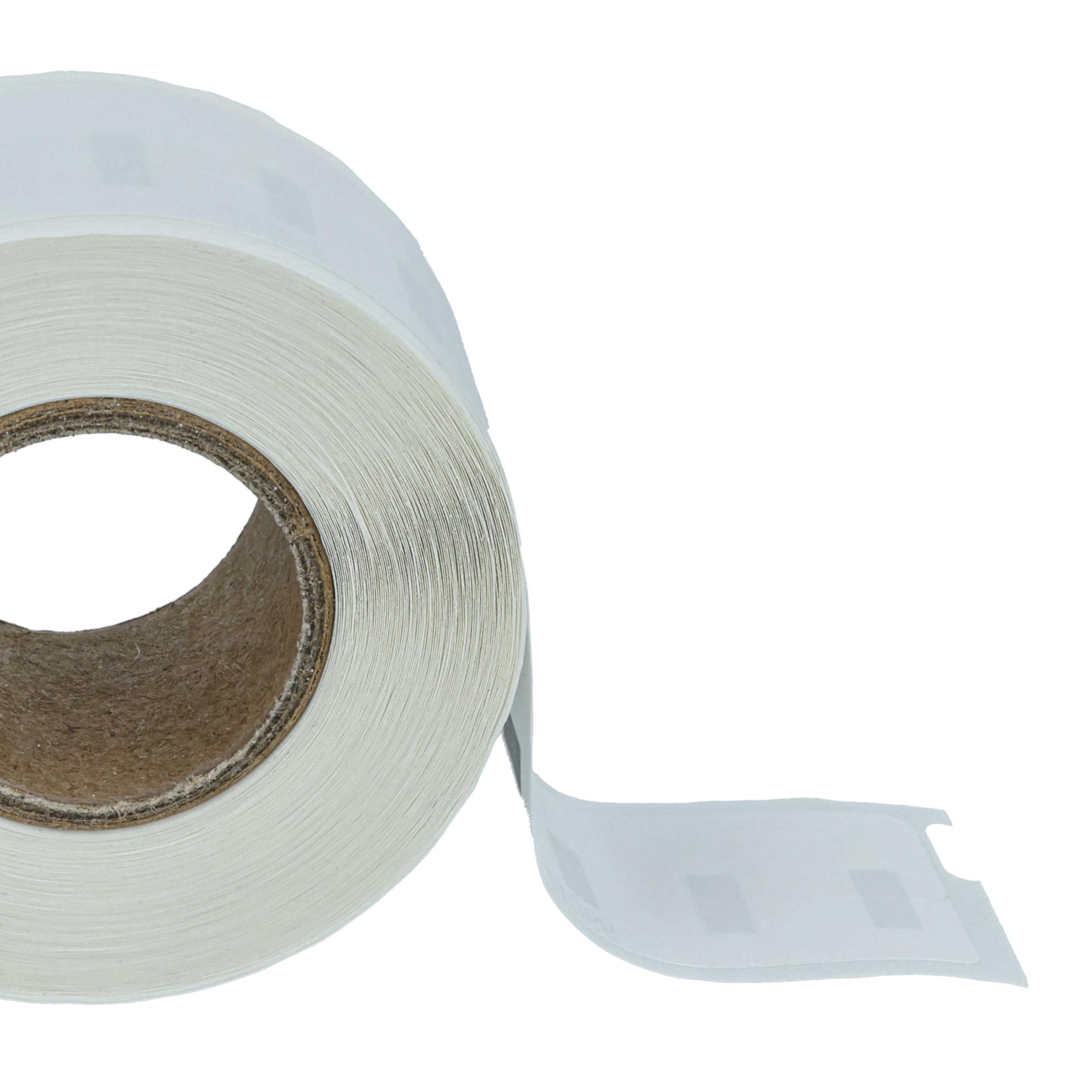 vhbw 50x rotolo etichette 12mm x 50mm (220 etichette) sostituisce Dymo 99017 per etichettatrice bianco