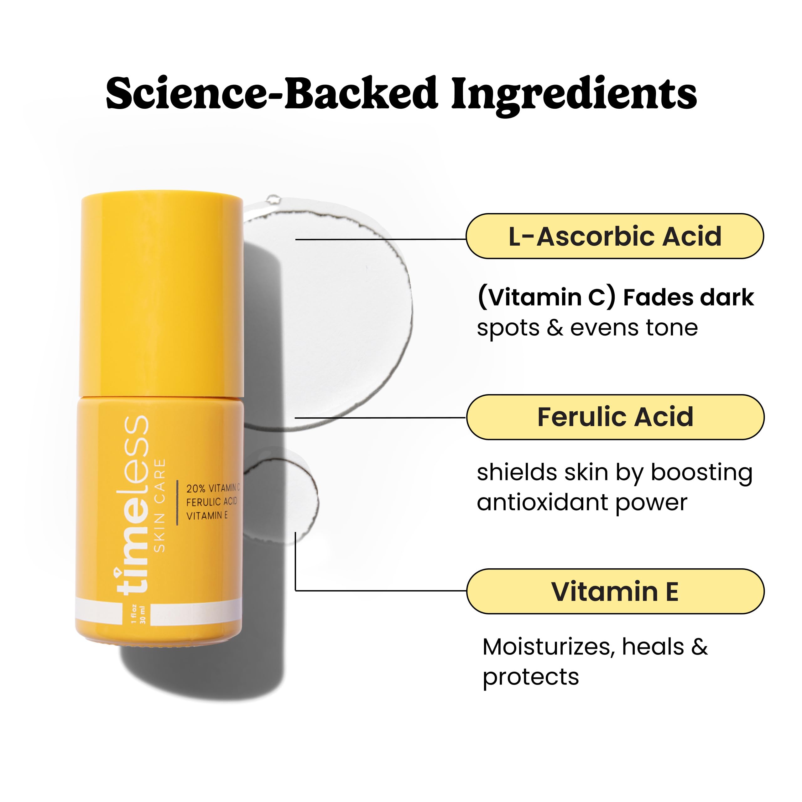 Timeless Skin Care Vitamin C Serum with Vitamin E & Ferulic Acid