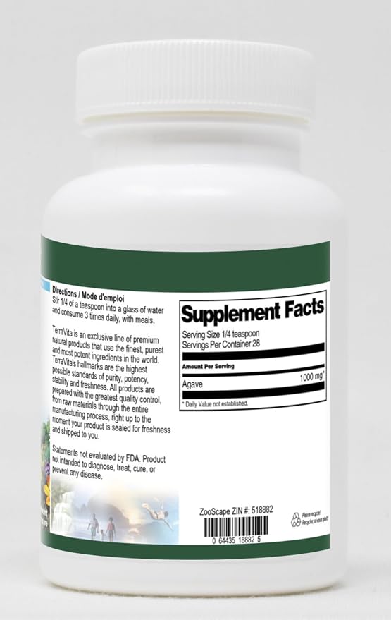 Agave en polvo 1 oz miniatura 2
