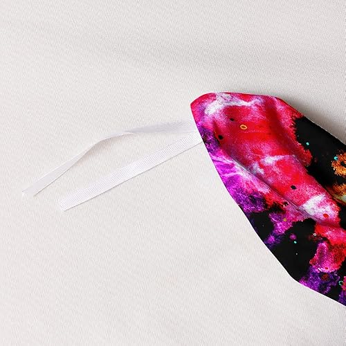 Miniatura 4 de Holiyjog Juego de funda de edredón de teñido anudado colorido, tamaño King, acuarela, arco iris, teñido anudado, funda de edredón de arte abstracto,