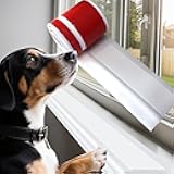 Dog Cat Scratching Windows Sill Protector，Window sill Cover，Rubber Anti Scracting from Dog Cats for Home Furniture Edge Protection Flexible Rubber L-Type 4x1.6inch Non Slip Cuttable(78.7