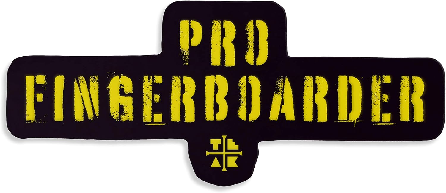 Teak Tuning Pro-Fingerboarder Premium Vinyl Sticker - Die Cut 3" x 1" - Great for Indoor & Outdoor Application - Durable & Weather Resistant
