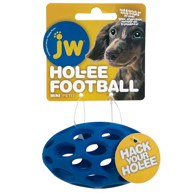 Foto 3 de 4 de JW JW43117 Juguete HOL-EE Roller Football Mini, Juguete para Perros Masticar Y Morder, XS