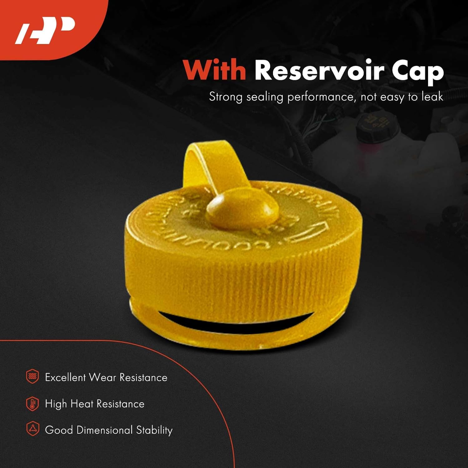 A-Premium Engine Coolant Overflow Recovery Reservoir Tank [with Cap] Compatible with Mazda 5 2006-2010 2.3L, 5 2012-2015 2.5L