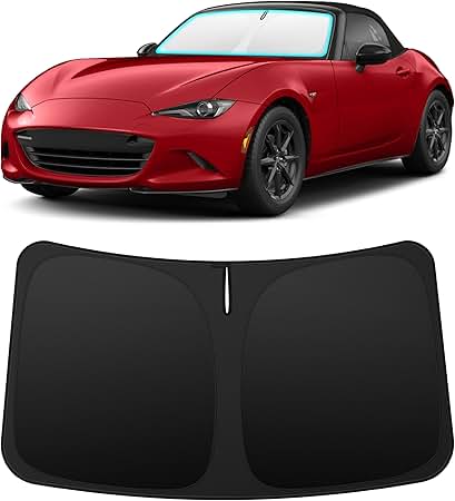 Amazon.com: Front Windshield Sunshade for Mazda MX-5 Miata/Fiat