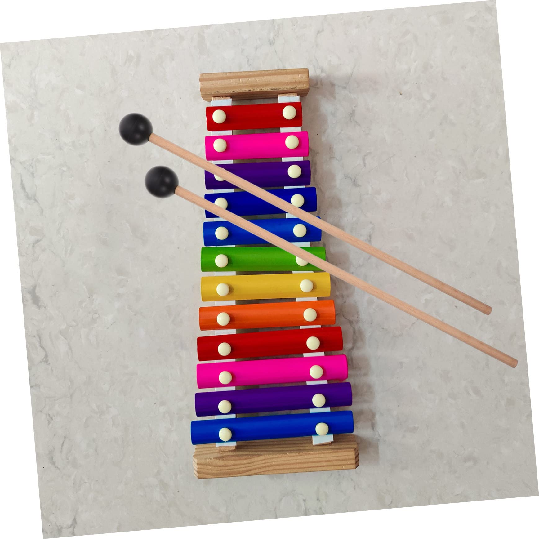 LIFKOME 6Pcs Percussion Mallet Durable Rubber Tongue Drum Mallets for Xylophone Comfortable Grip for Musicians and Music Lovers