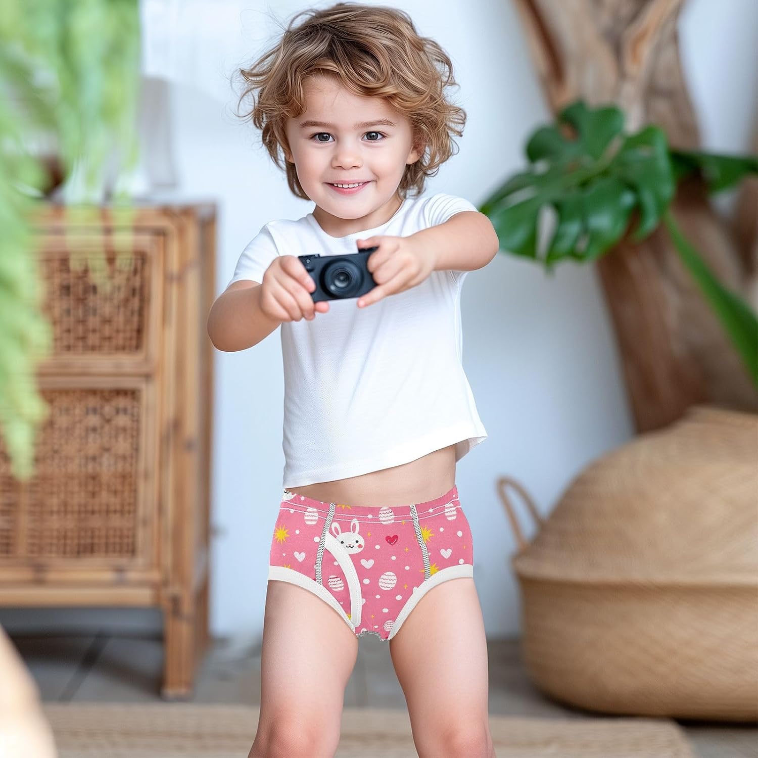 visesunny Rabbit Eggs Potty Training Underwear Boys Toddler Cotton Soft Brief Size 2T-8Y for Kids