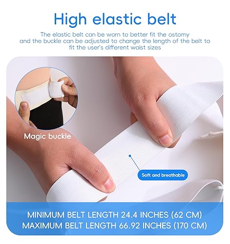 Miniatura 4 de Bolsas de colostomía, bolsas reutilizables drenables para ostomía, ileostomía, cuidado del estoma, sistema de orina portátil, bolsa de recolección