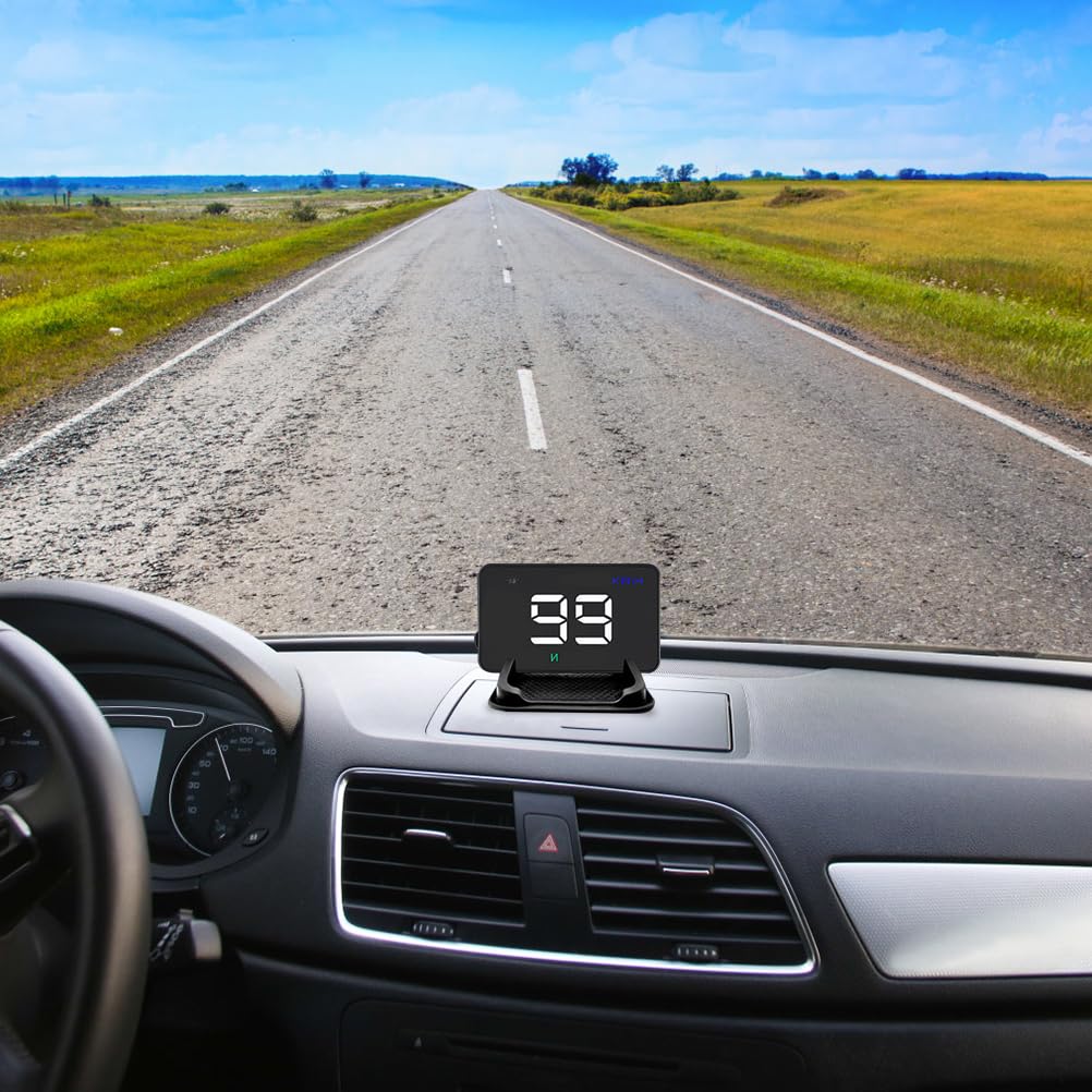 Gatuida Affichage Tête Hud Compteur de Vitesse Numérique Auto Moniteur de Vitesse Digital pour Écran de Véhicule Accessoire de Sécurité de Conduite