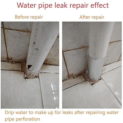 Miniatura 6 de GZCHAOX Cinta impermeable de sellado de grietas, adecuada para fugas de barcos, impermeabilización en inodoros, tuberías, grietas de techo,