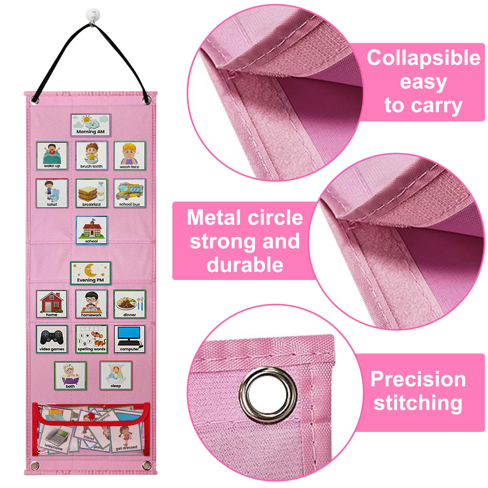 Visual Timetable for Autistic Children – 143 Pcs Cards, Now And Next ...