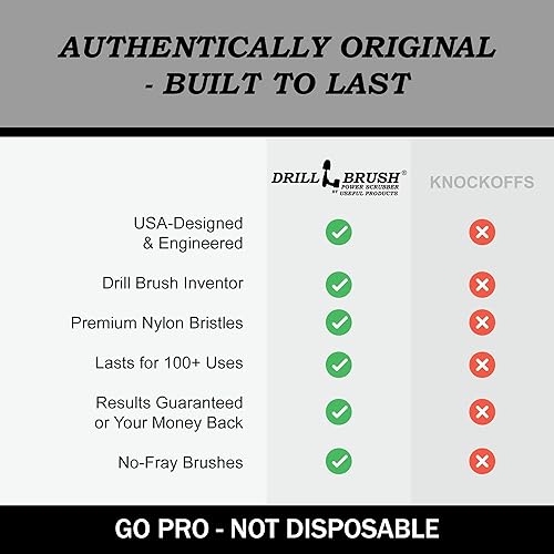 Miniatura 4 de Juego de 4 cepillos de limpieza para parrilla de barbacoa, ultra rígidos, funciona con taladro, reemplazo de cepillos de alambre para eliminación de