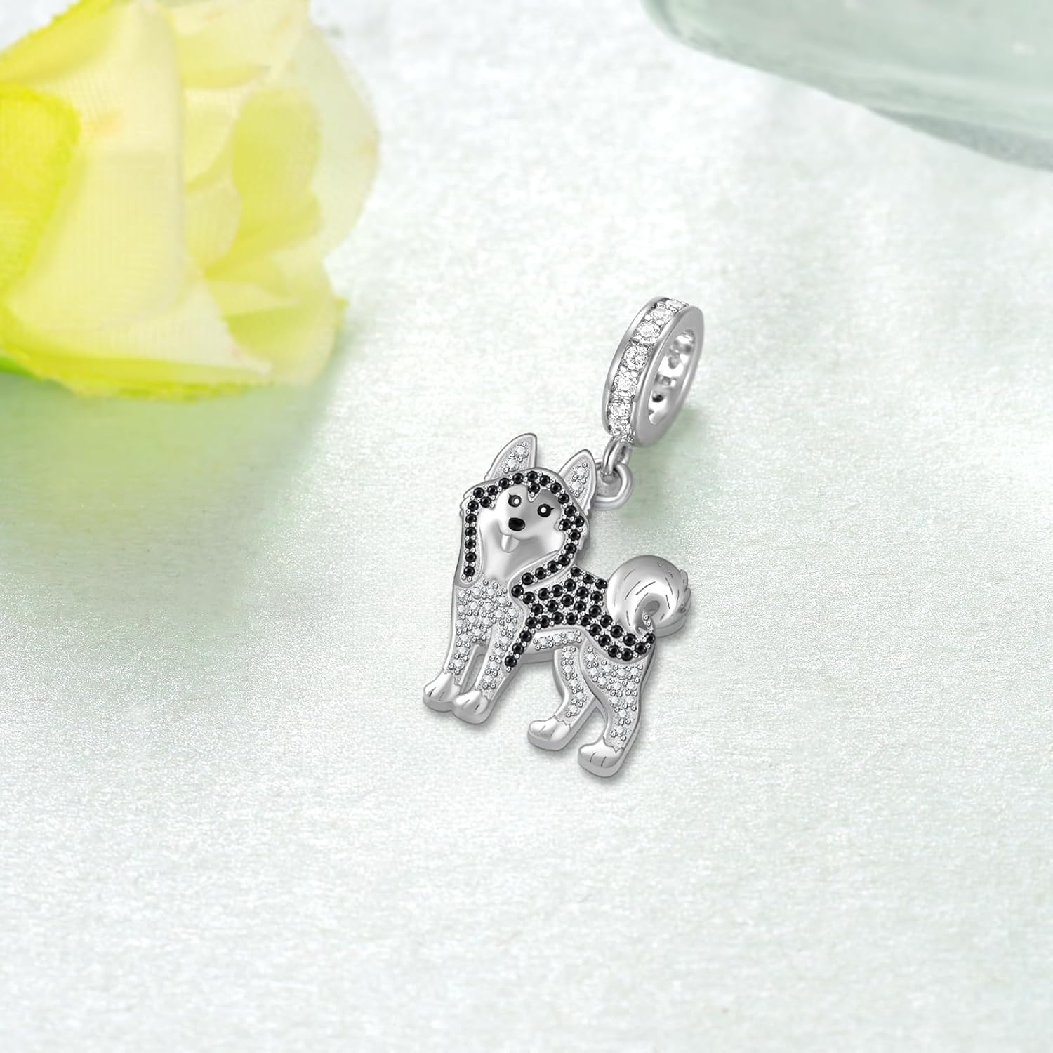 Cute Dog Charms for Women 925 Sterling Silver Pug/Yorkie/Corgi/French Bulldog/Poodle/Husky Charms for Bracelets Cute Puppy Charm Beads for Jewelry Making - Image 3