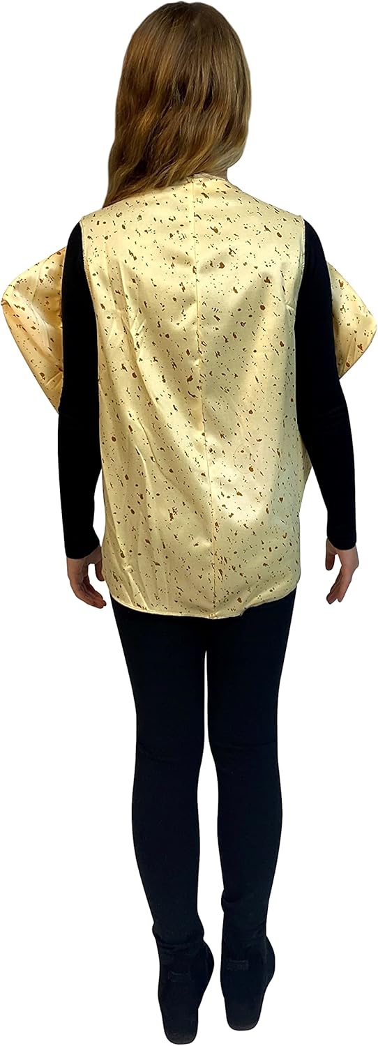 Rasta Imposta Hamantaschen Cookie Purim Costume, Cherry Red, Adult One Size