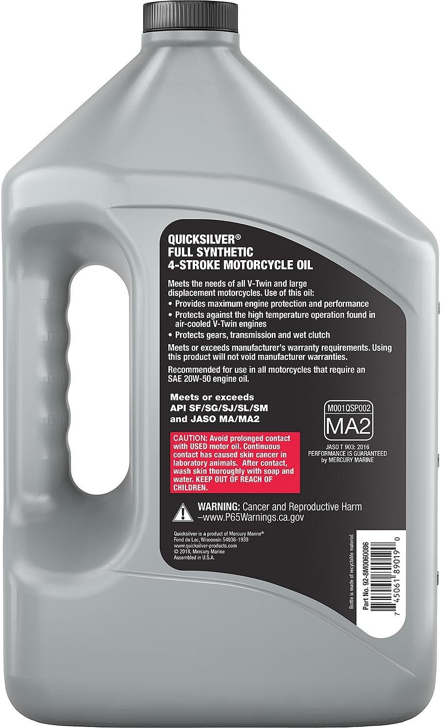 Quicksilver Full Synthetic Motorcycle Oil