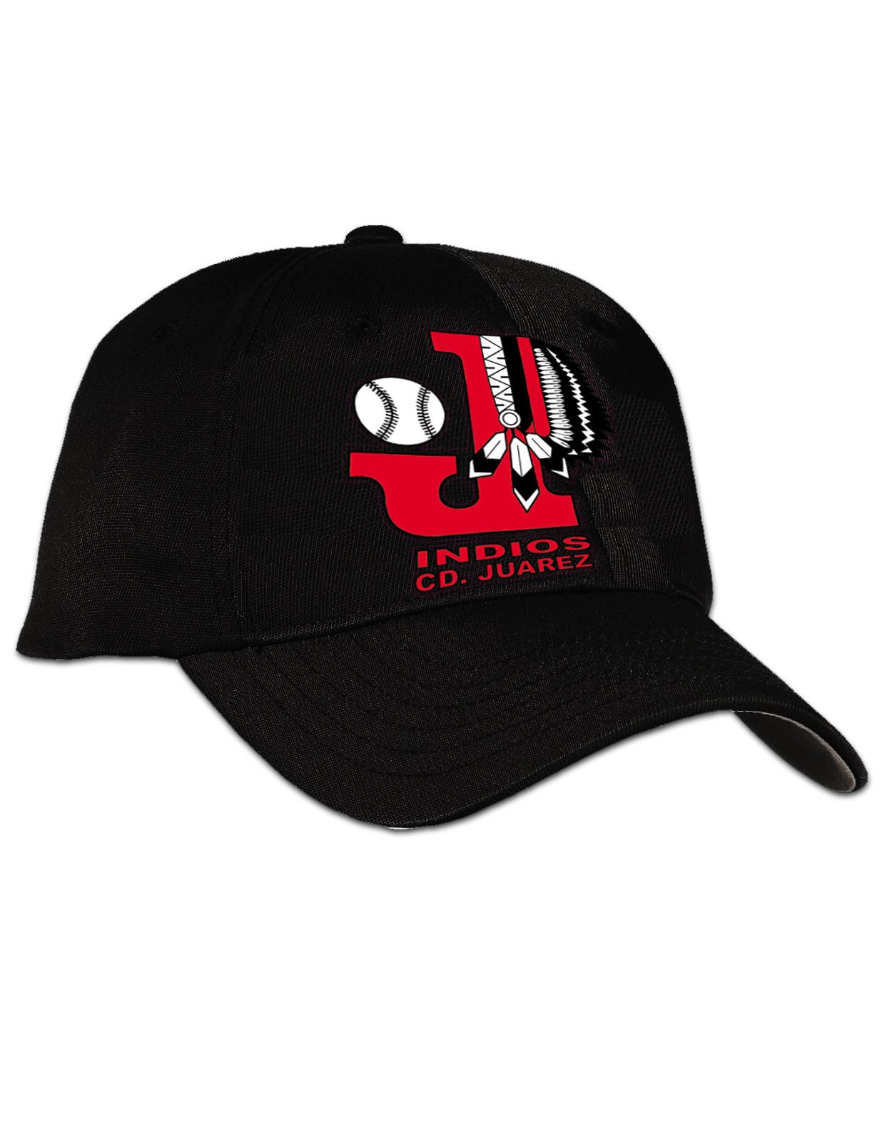 Indios de Ciudad Juarez Black Cap Hat