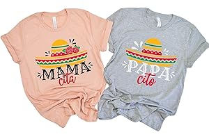 Cinco de Mayo Couple Matching Shirts - Papacito Mamacita Fiesta Couple Shirts