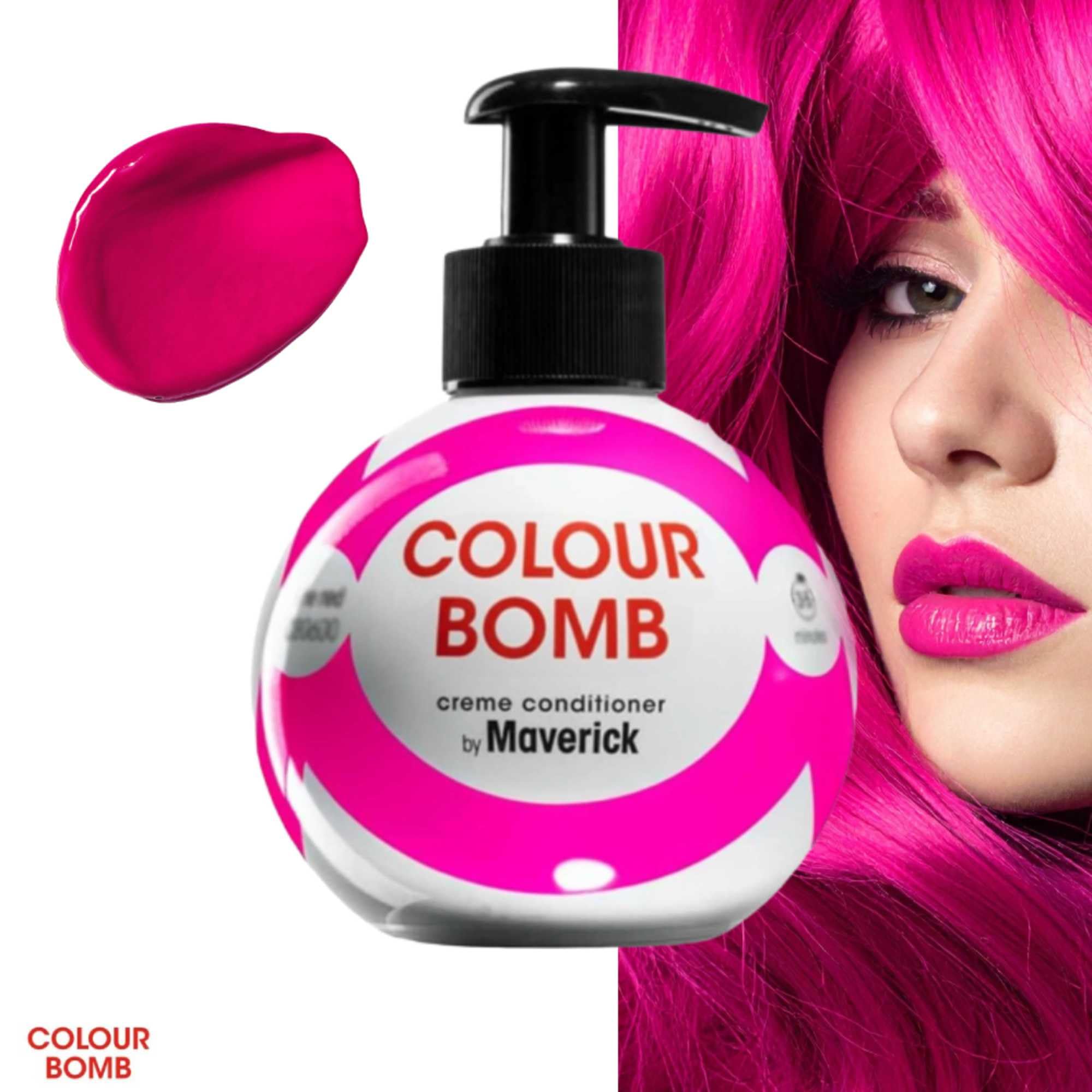 250ml – Balsamo depositante per capelli colorati, trattamento rinfrescante per capelli brillanti e brillanti, senza miscelazione, vegano, senza ammoniaca e perossido (Pink)