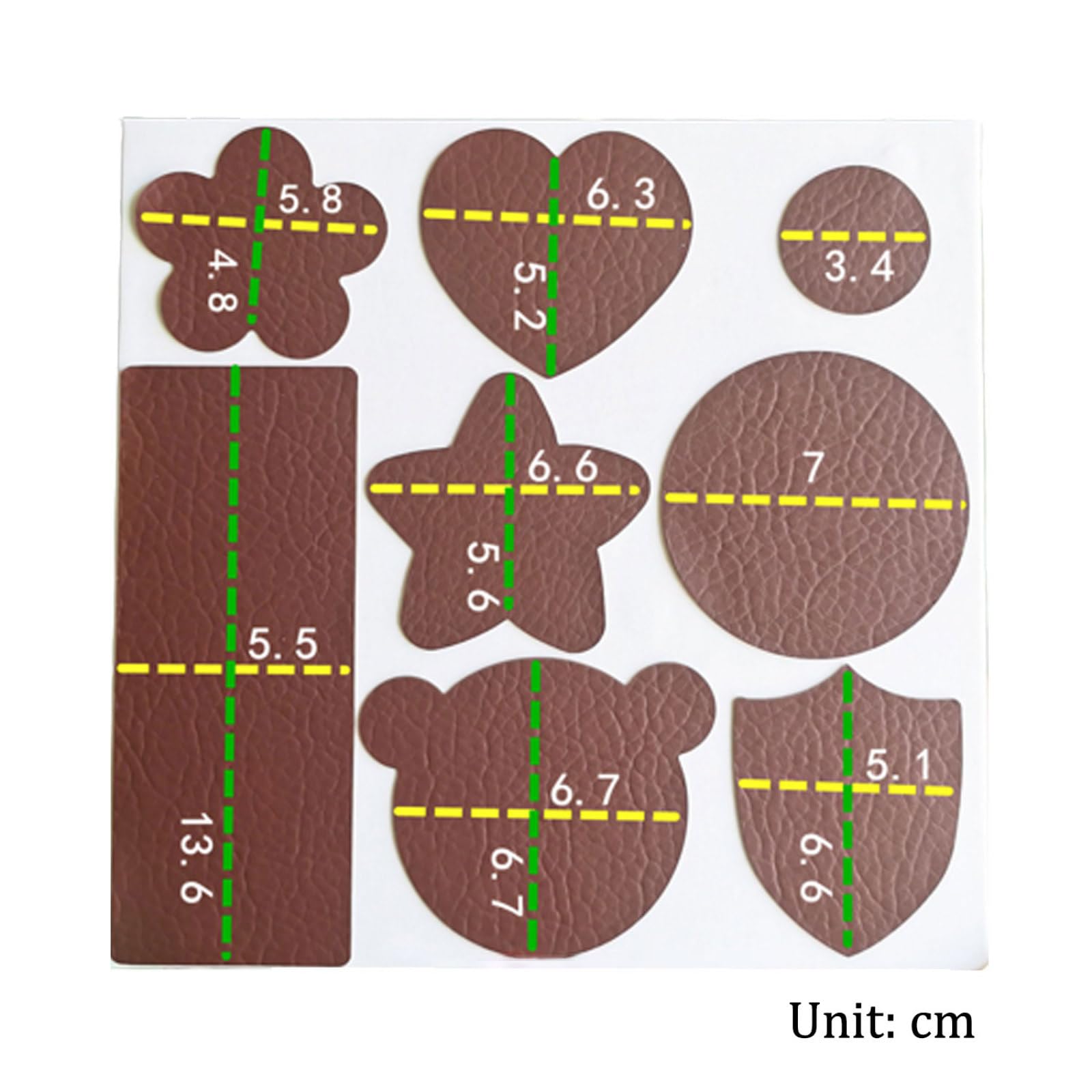 Toppa Autoadesiva In Ecopelle PU 18x18cm Viola - Per Riparare Divani, Sedili Auto E Sofà - Foto 12