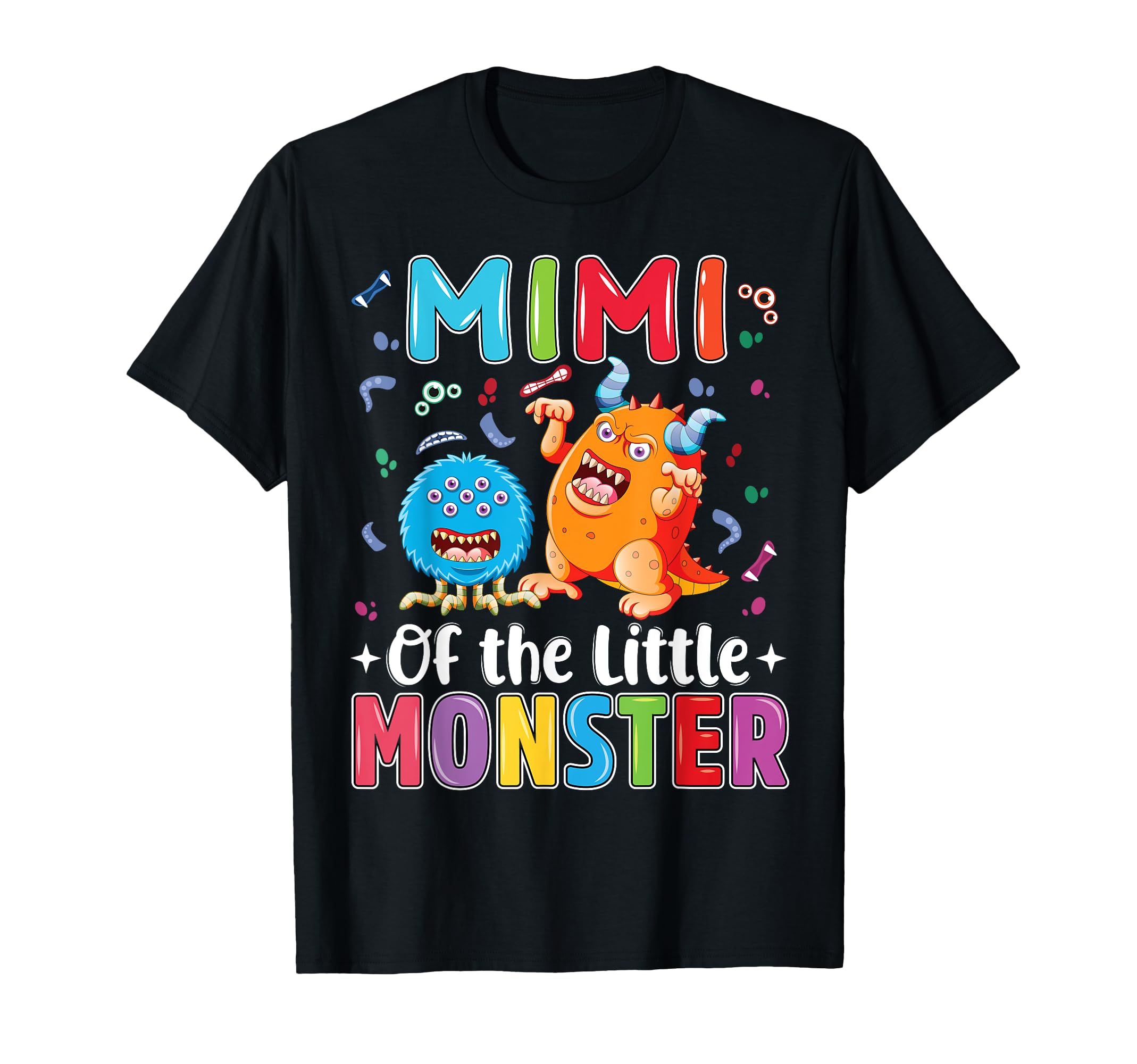 Mimi Of The Little Monster Birthday Family Monster T-Shirt