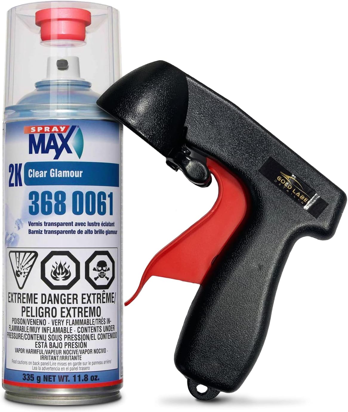 DupliColor EBCL01257 Clear Perfect Match Automotive Top Coat 8 oz. Aerosol, (Case