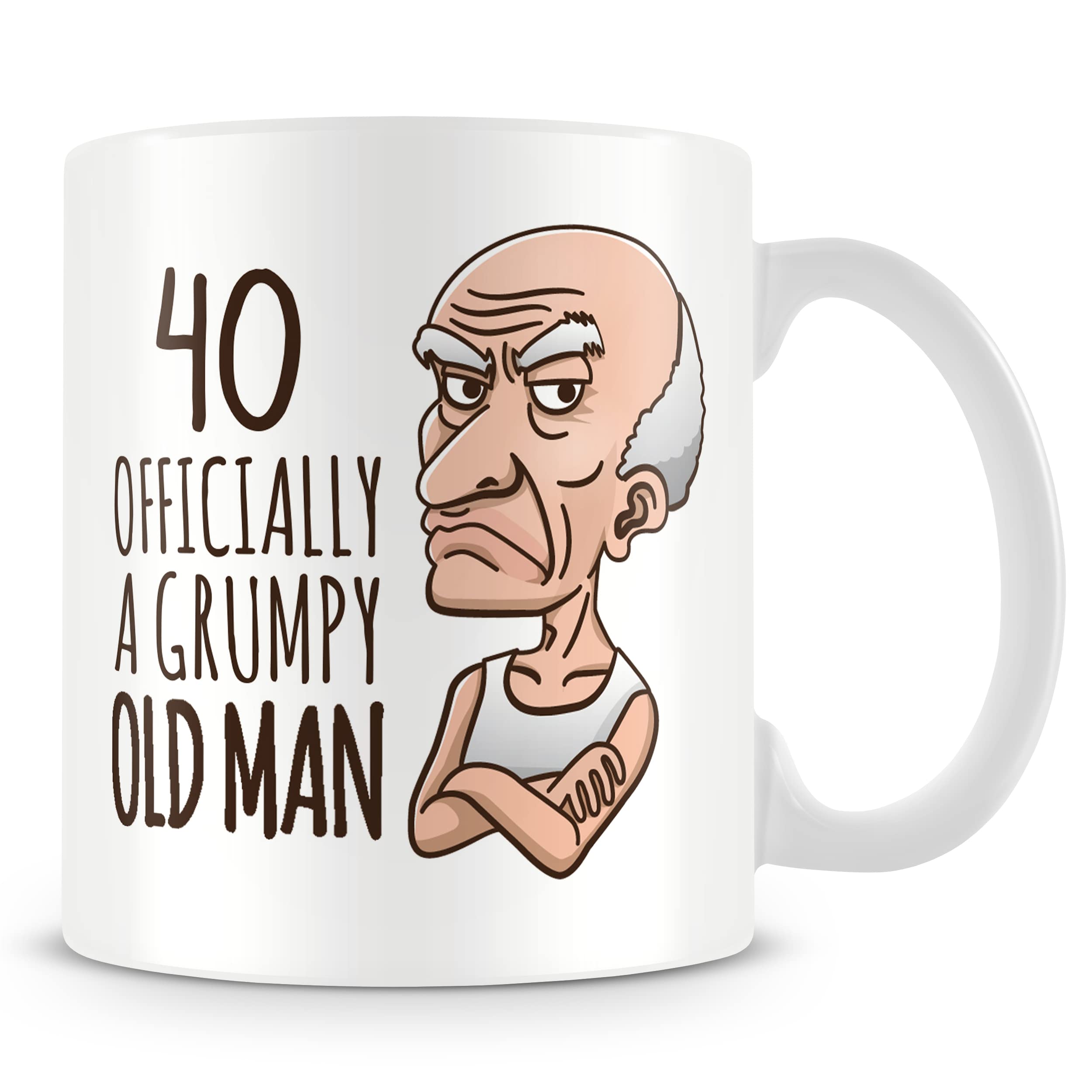40th Birthday Gift Mug - Grumpy Old Man