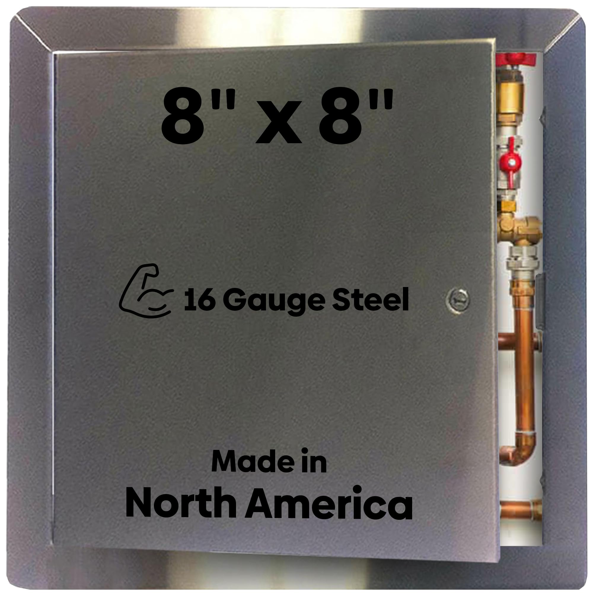 Panneau d'accès universel 20x20 trappe de visite inox pour gaine technique murale