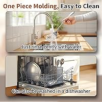 Vista 6 de Newness 4 Pcs Cooking Utensils Set, 304 Stainless Steel Kitchen Utensils Set, Metal Kitchen Accessories, Include Soup Ladle, Slotted Skimmer Spoon