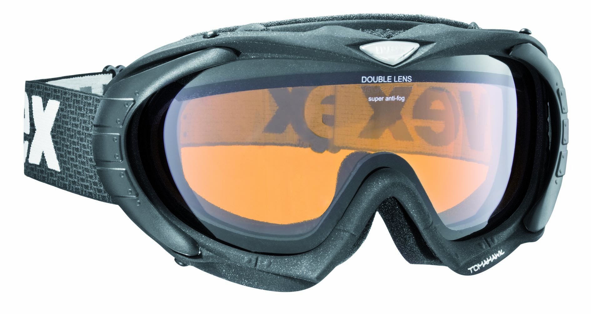 Uvex Tomahawk Skibrille schwarz Black/Goldlite Einheitsgröße Sport & Freizeit
