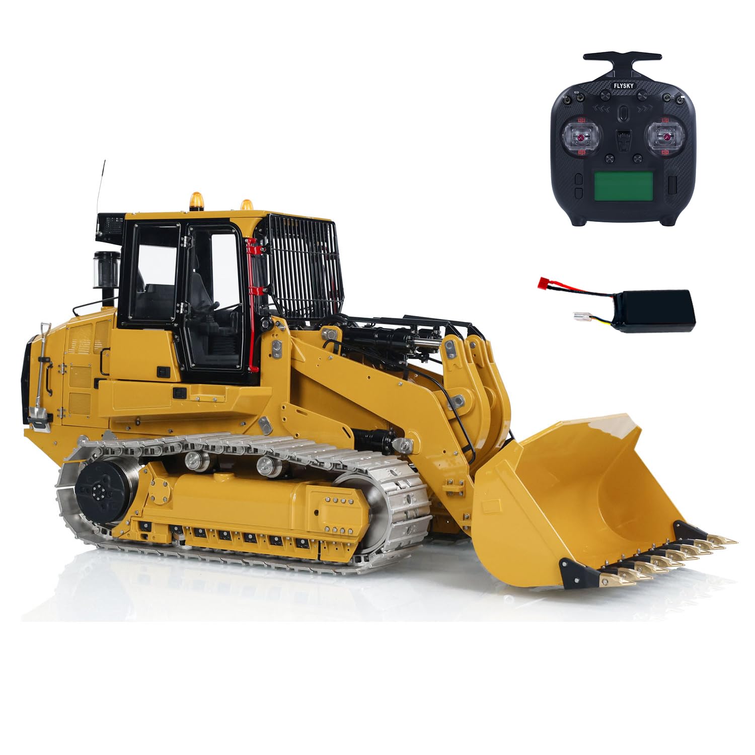 1 14 LESU RC Hydraulic Loader 973K Metal RTR Remote Control Tracked Car Model Metal-Track-Editon