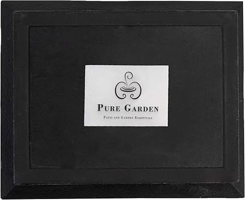 Miniatura 5 de Pure Garden - Fuente de agua de mesa, cascada interior de 3 niveles y 7 pulgadas con portavelas, bomba eléctrica y sonidos relajantes para