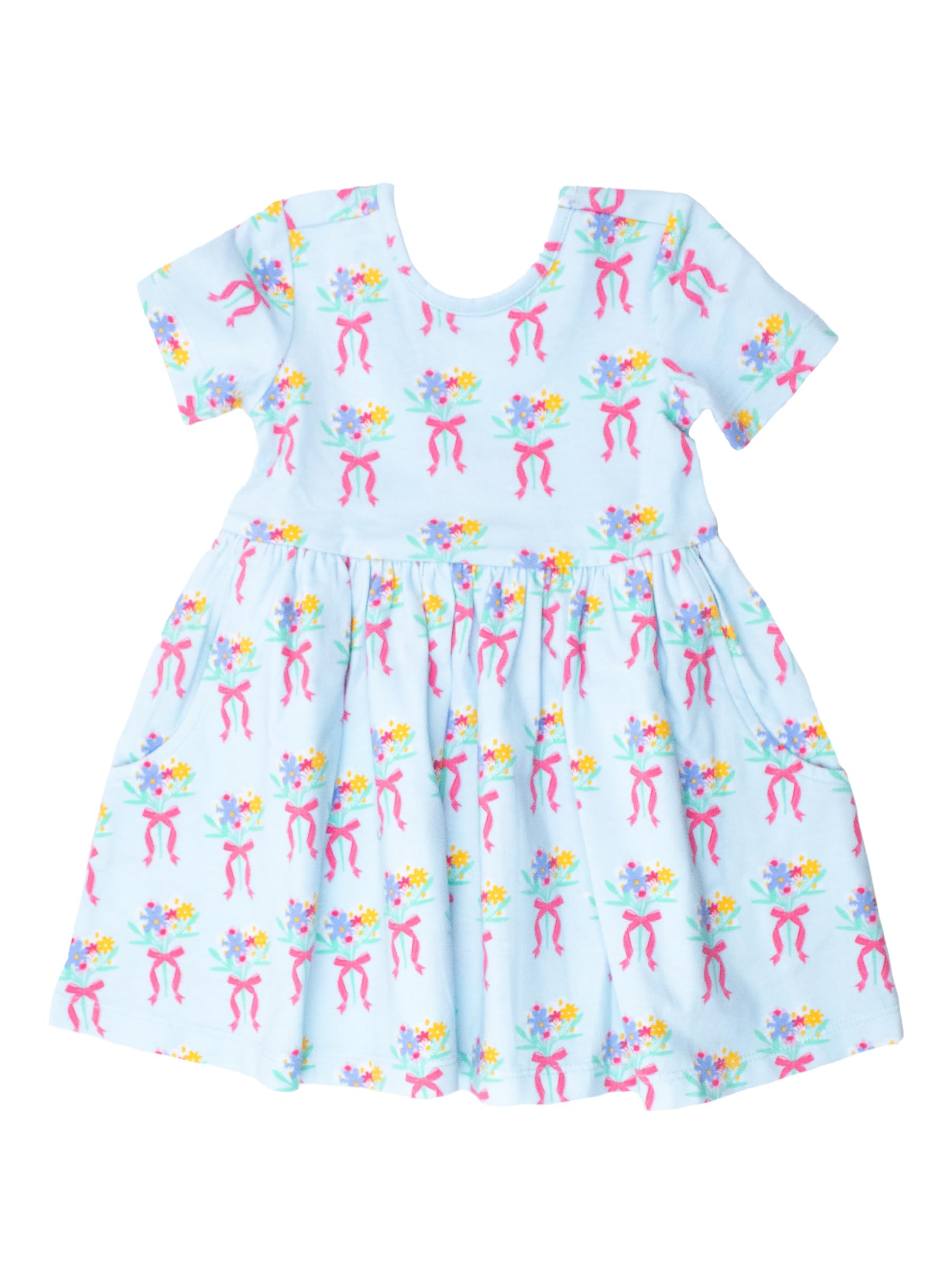 RuffleButts® Baby/Toddler Girls Knit Twirl Dress