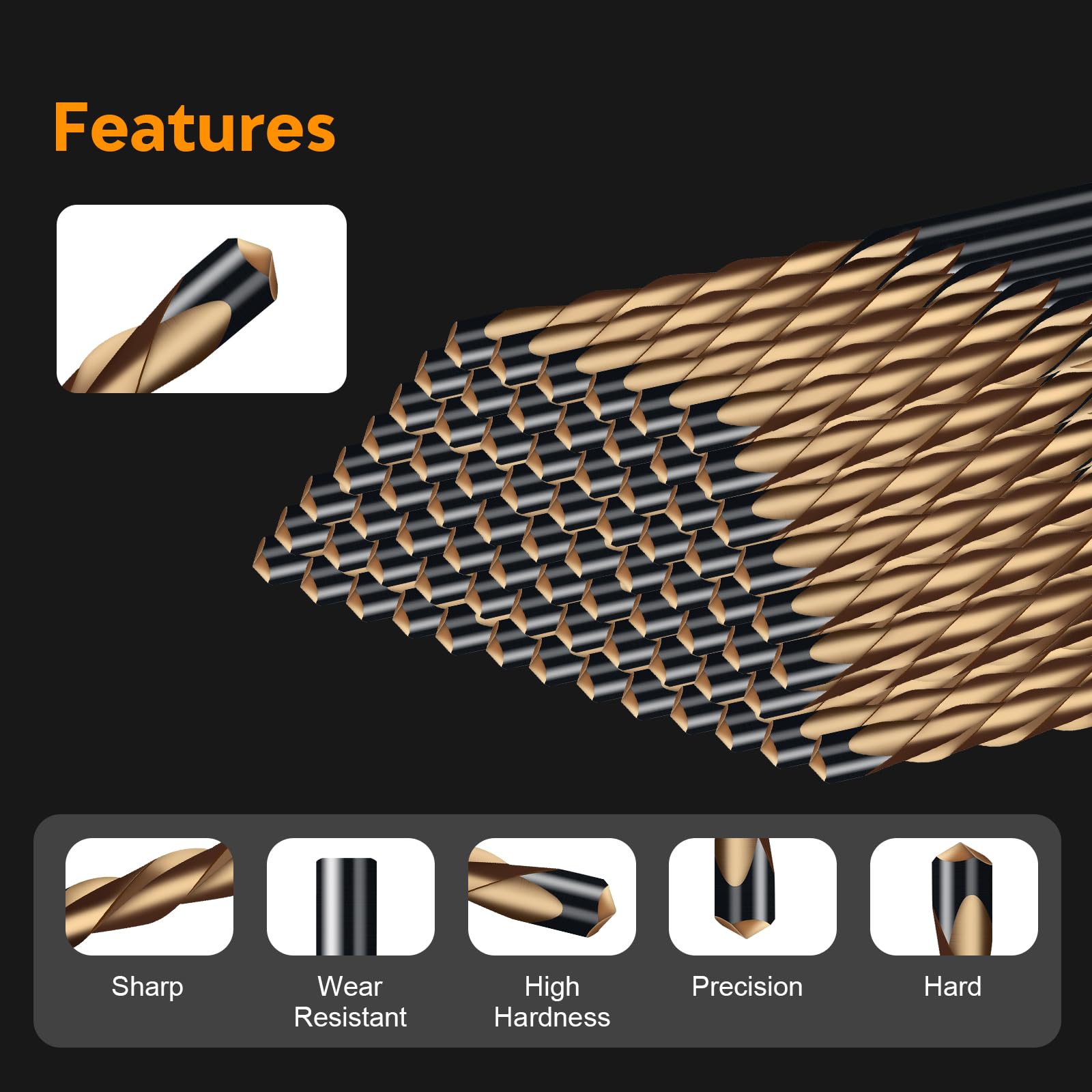 Drywall Router Bits - 50 Pack 5/32" HSS -3 Drywall Router Bits - 50 Pack 5/32" HSS -3