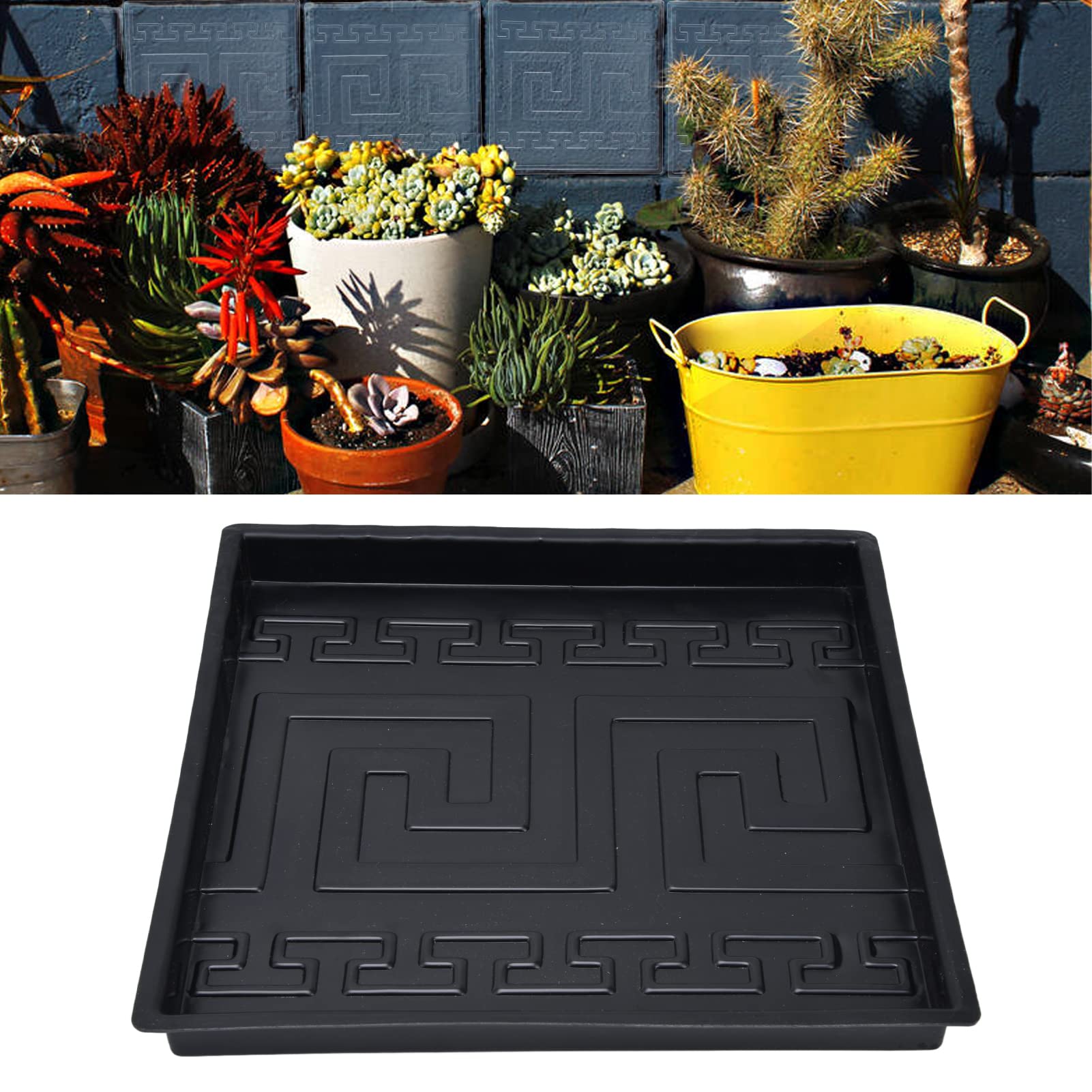 Stampo Per Pavimentazione Fai Da Te In ABS - Forma Per Pietre Da Giardino 32.7x32.7cm - Foto 2