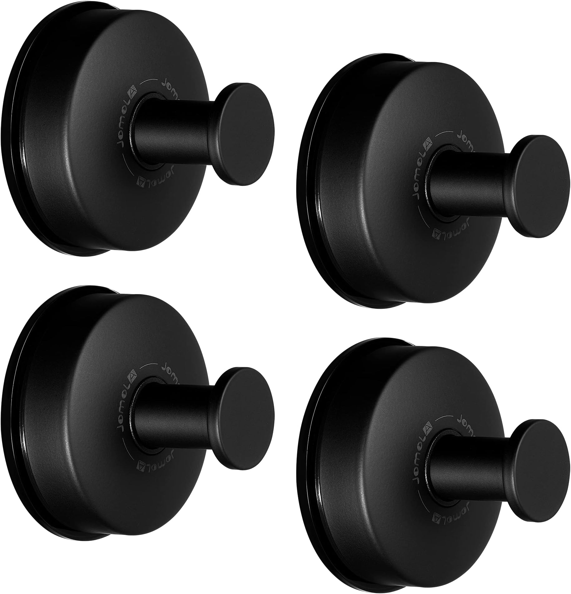 Suction Shower Hook Black 2s Black