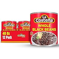 Vista 11 de La Costeña Frijoles negros refritos, lata de 14.1 onzas (paquete de 12)