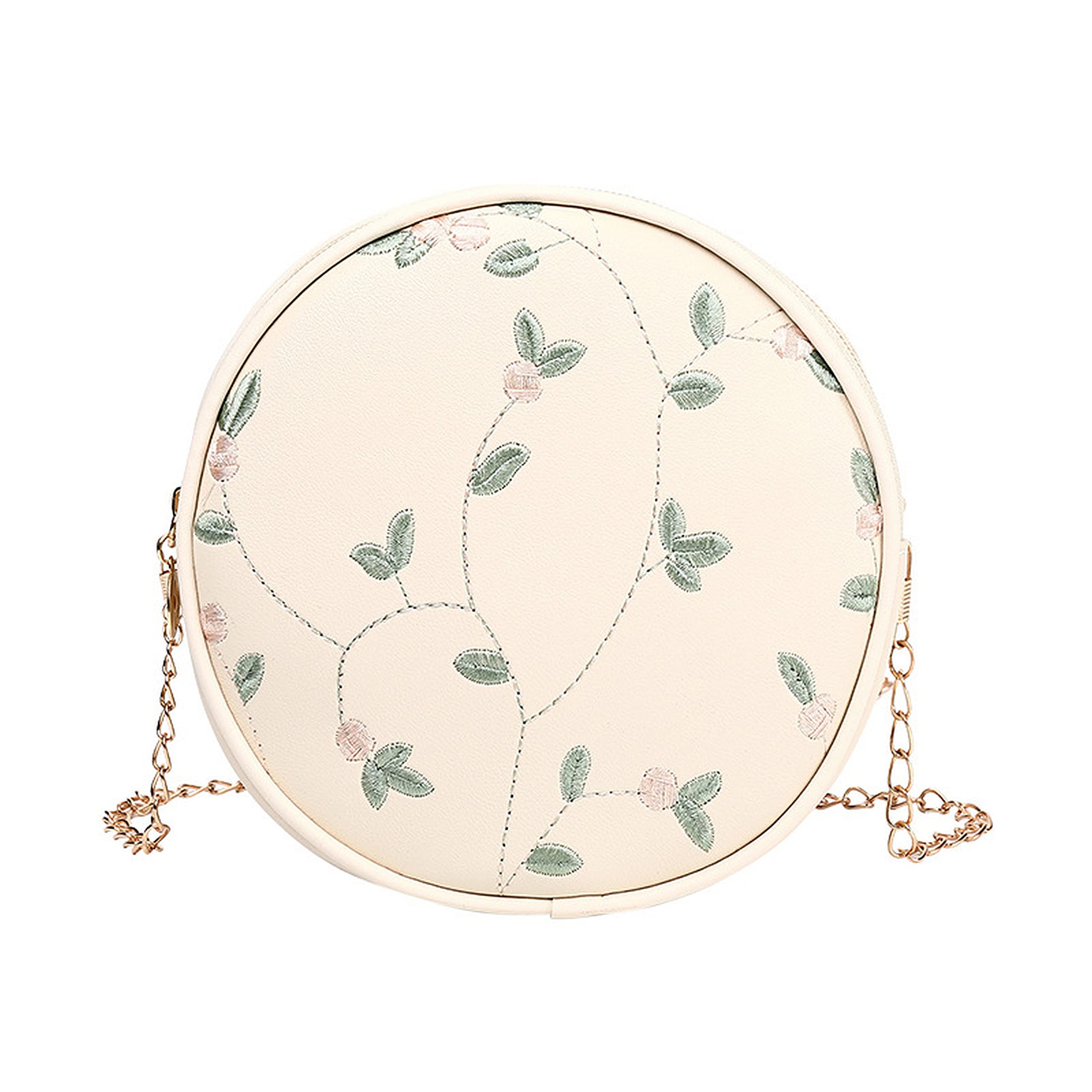 Diva DaleCross-Body Embroidered Walk Durable Water-Resistant Casual Wear Mobile Phone Holder Sling Bag For Women And Girls