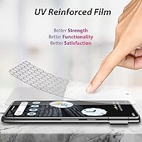 Vista 4 de Whitestone - Protector de pantalla de película UV GEN para Google Pixel 7 Pro, protector de pantalla de película dura con luz UV para Google Pixel 7