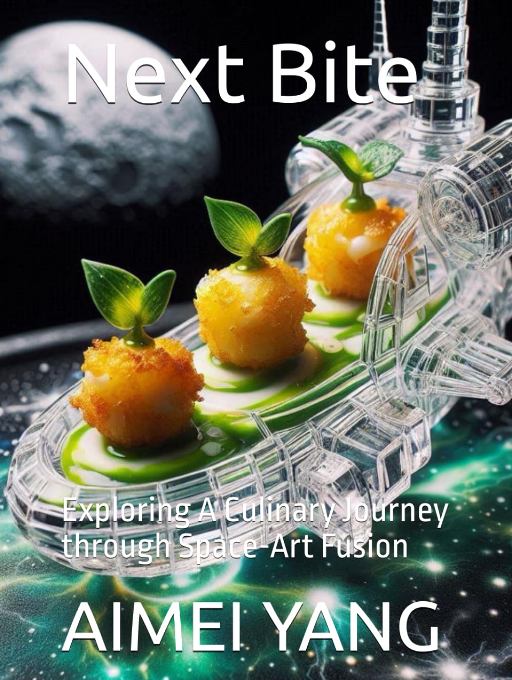 Next Bite: Exploring A Culinary Journey through Space-Art Fusion (AI Food Creativity)      Hardcover – Large Print, March 18, 2025