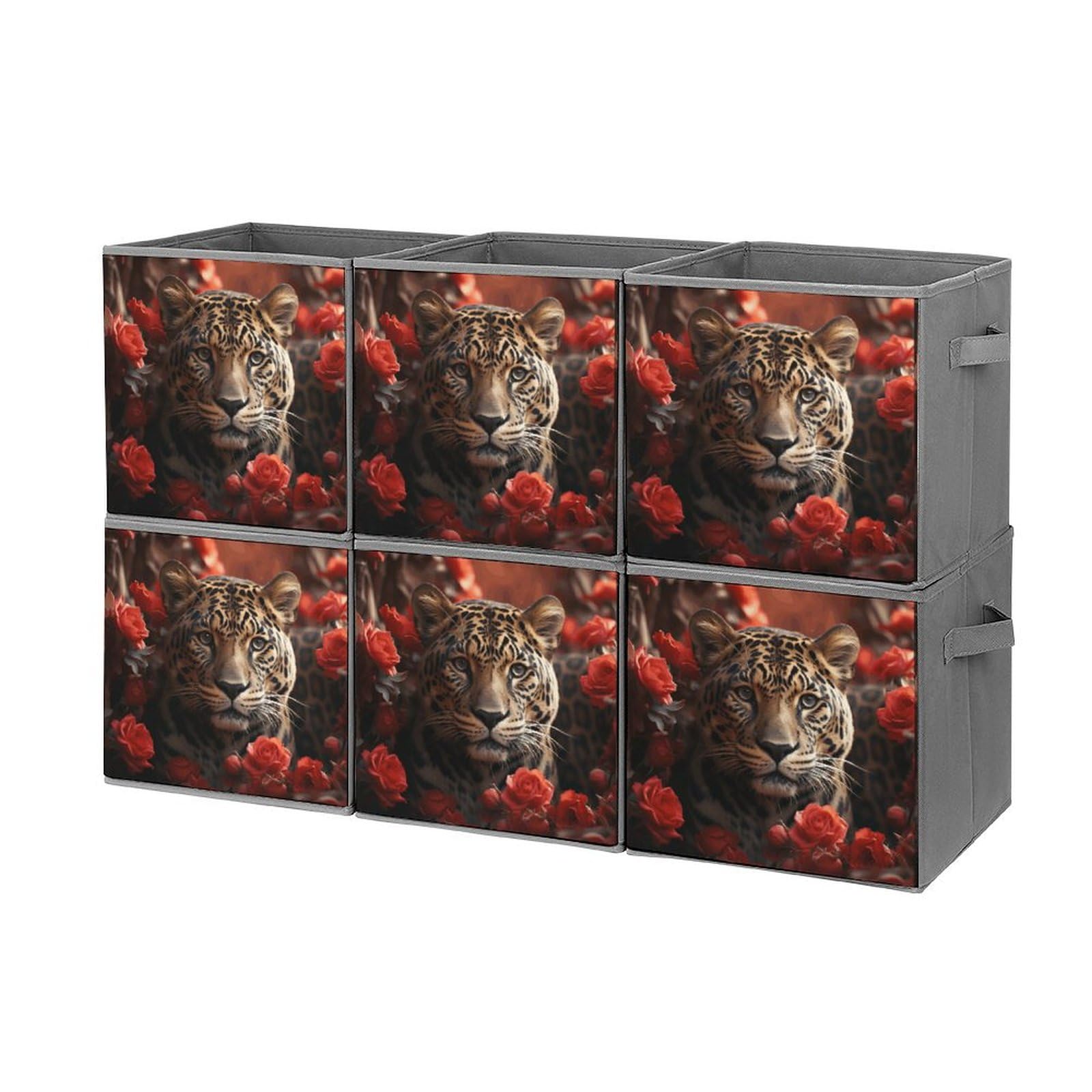Boîtes de rangement tigre pour organiser la chambre et le dressing